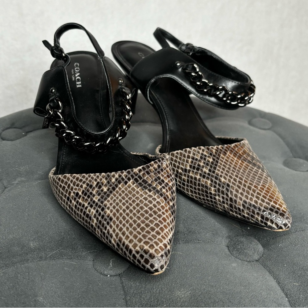 Coach kitten heels